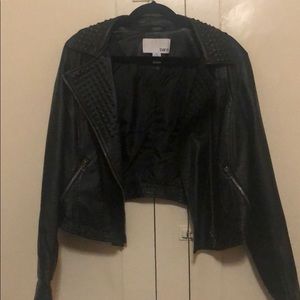 Bar III Leather Jacket